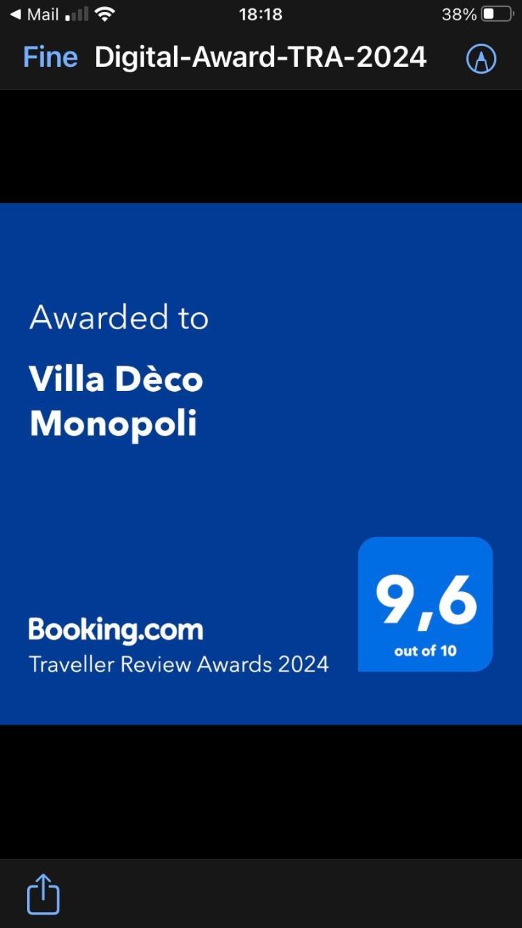 Villa Deco Monopoli Buitenkant foto
